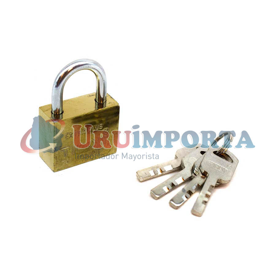 CANDADO TIGON BRONCEADO 40MM LH-328