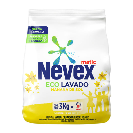 JABON NEVEX POLVO MAÑANA DE SOL 3KG