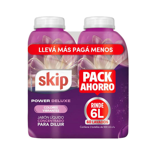JABON LIQUIDO SKIP DILUIR POWER DELUXE X2