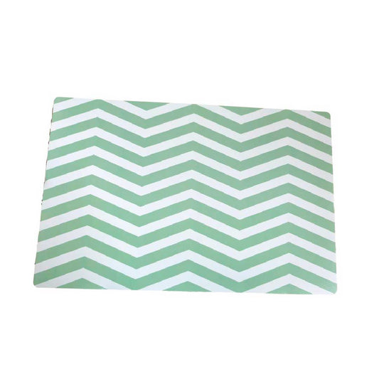 INDIVIDUAL PVC 43.5X28CM ESTAMPADO VER/BLA 633011
