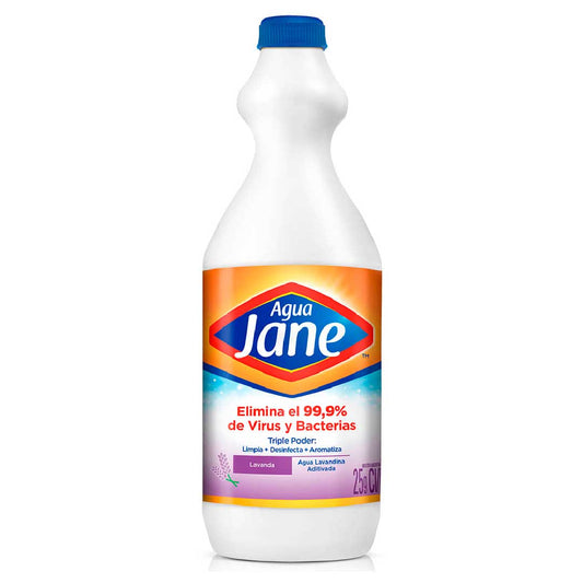 LAVANDINA AGUA JANE TRIPLE PODER LAVANDA 1LT.