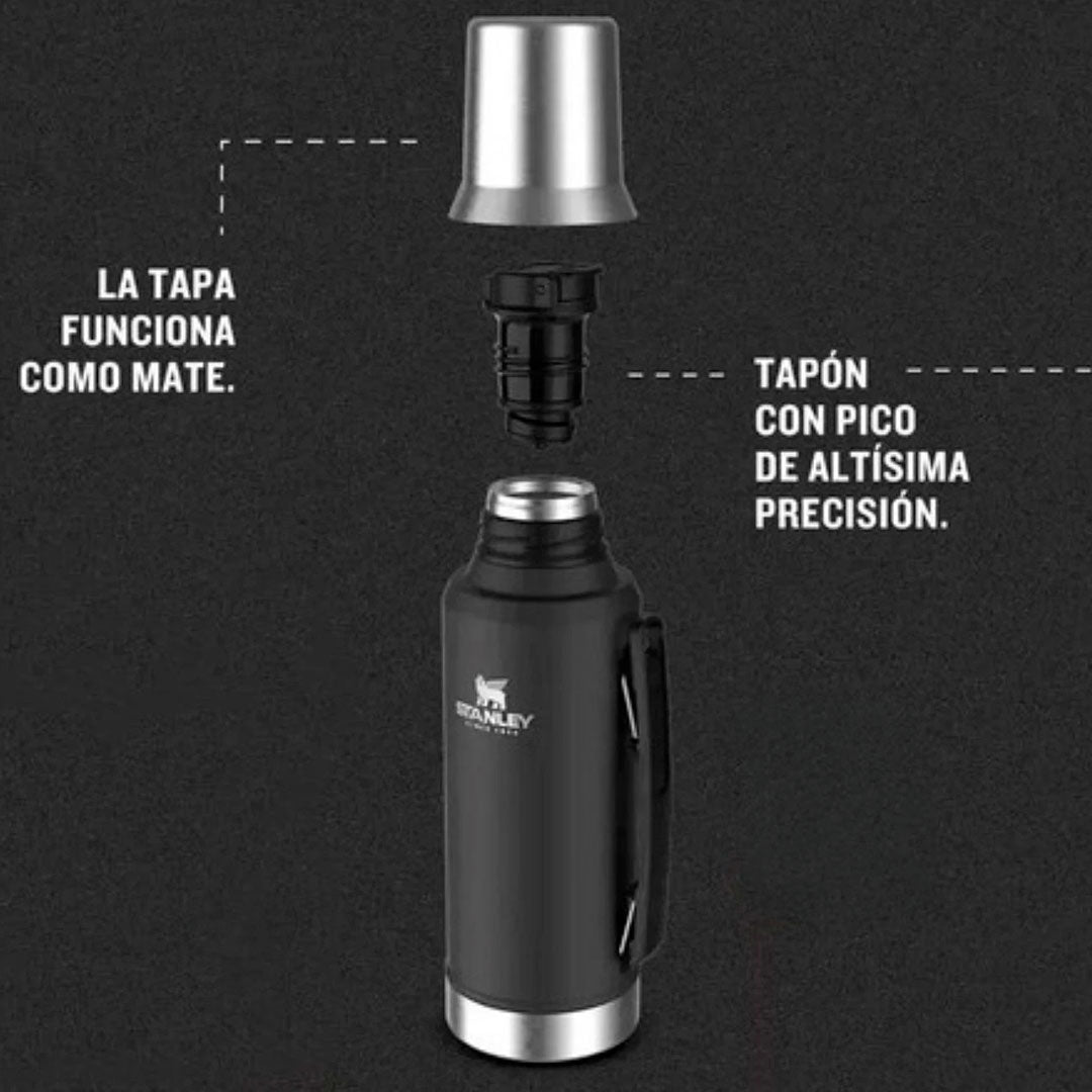 TERMO STANLEY MATE SISTEM 1,2 LT NEGRO