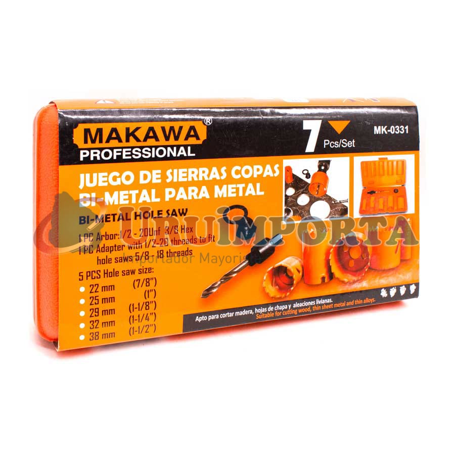 SIERRA COPA BI METAL 7PZ 22-38MM MAKAWA MK0331