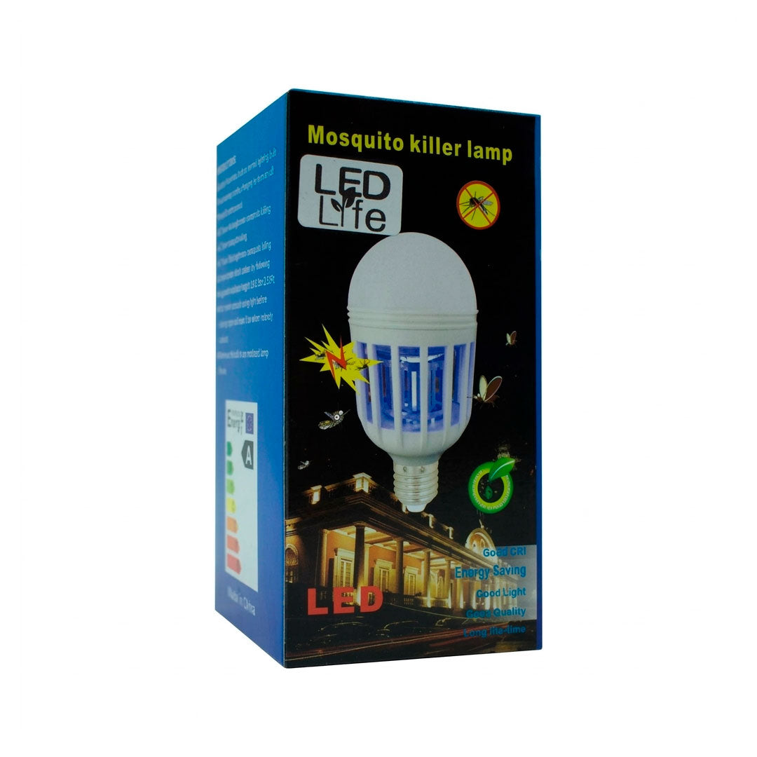 LAMPARA 15W MATA INSECTOS LED LIFE E27 LH-3036