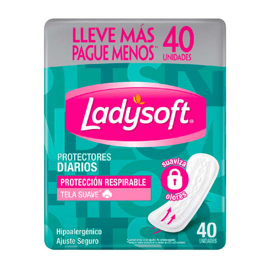 PROTECTORES DIARIOS LADYSOFT RESPIR X 40