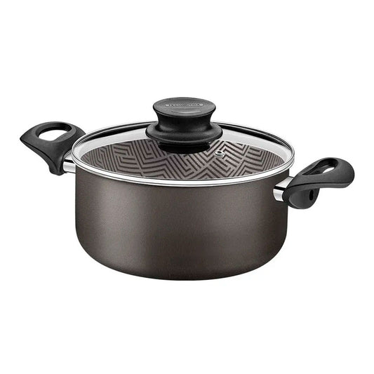CACEROLA C/2 ASAS TRAMONTINA PARIS 24CM 4.9L 28524