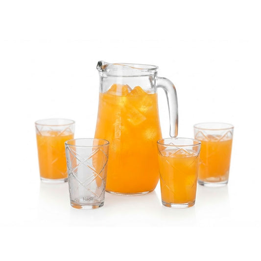 SET JARRA Y 4 VASOS NADIR MARACATU