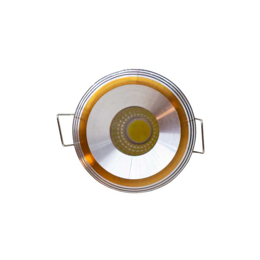 SPOT LED FIJO 3W 5CM COLOR PLATEADO LH-1908