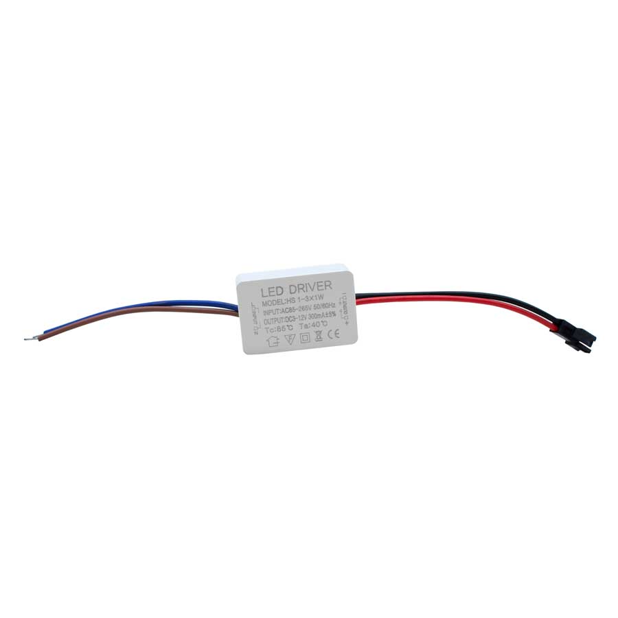 SPOT LED FIJO 3W 5CM COLOR PLATEADO LH-1908
