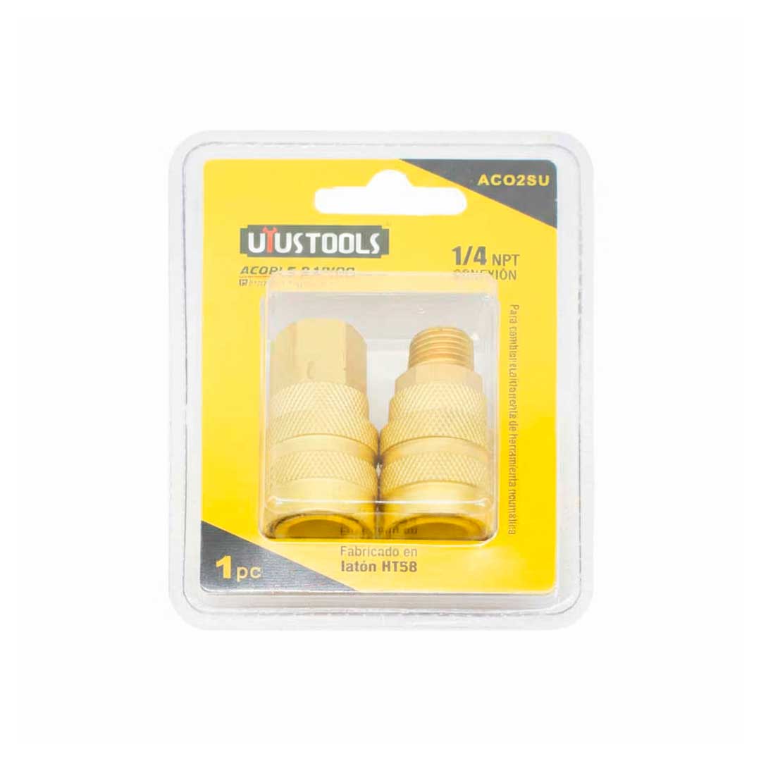 ACOPLE RAPIDO 2PZ 1/4 UYUSTOOLS ACO2SU