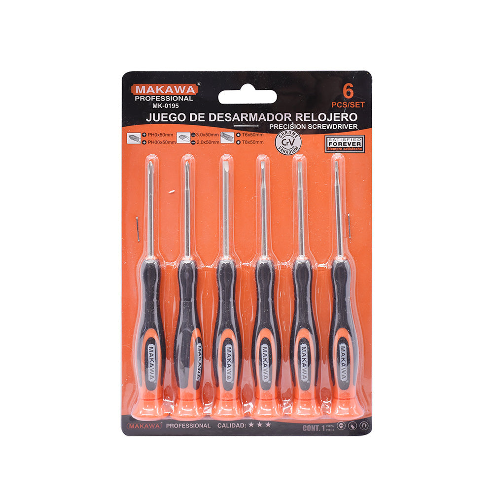 DESTORNILLADOR PRECISION 6PZ MAKAWA MK-0195
