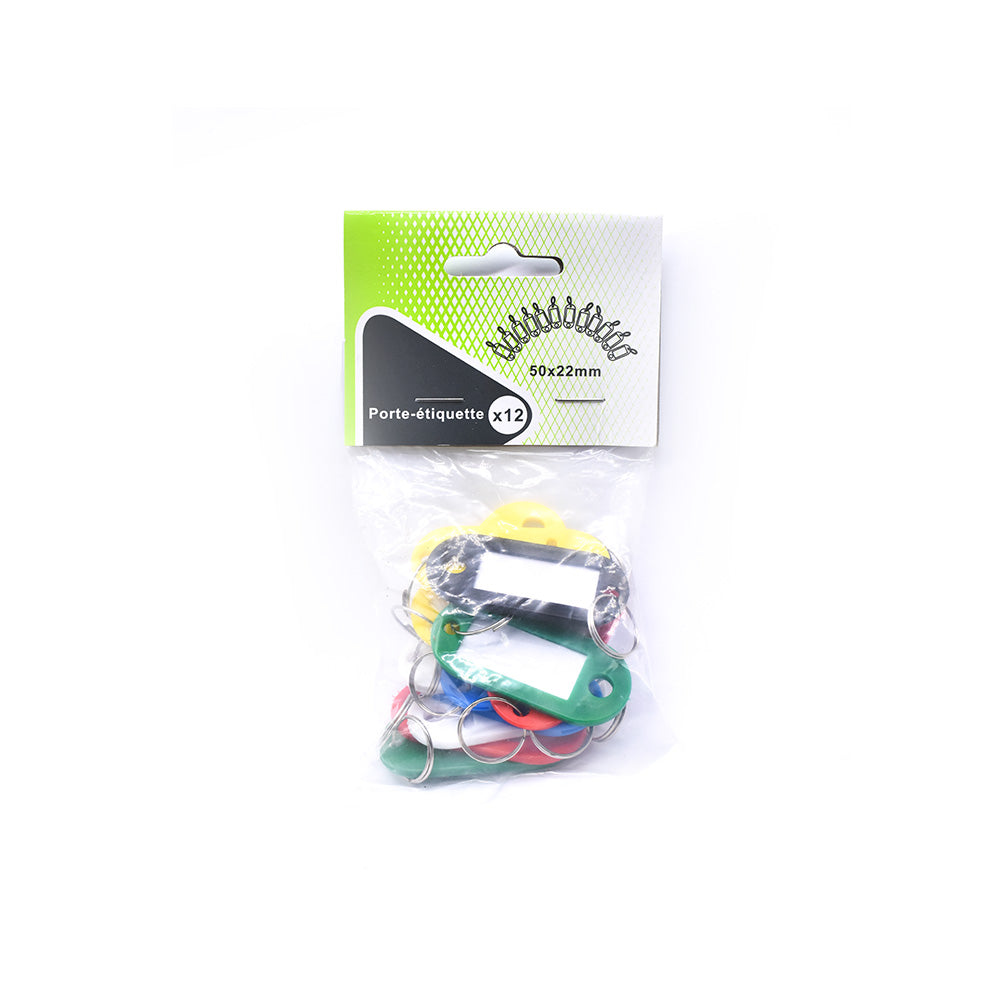 LLAVERO IDENTIFICATORIO X12PZ. EN BOLSA LH-556