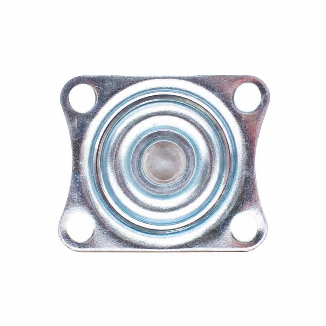 RUEDA PLASTICA BLANCA 2″ BASE METAL GIRATOR LH-558