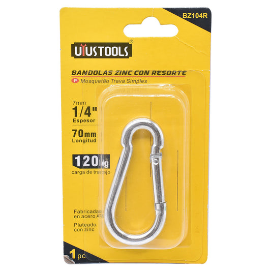 BANDOLA DE ZINC CON RESORTE 5/16″ UYUSTOOLS BZ516R