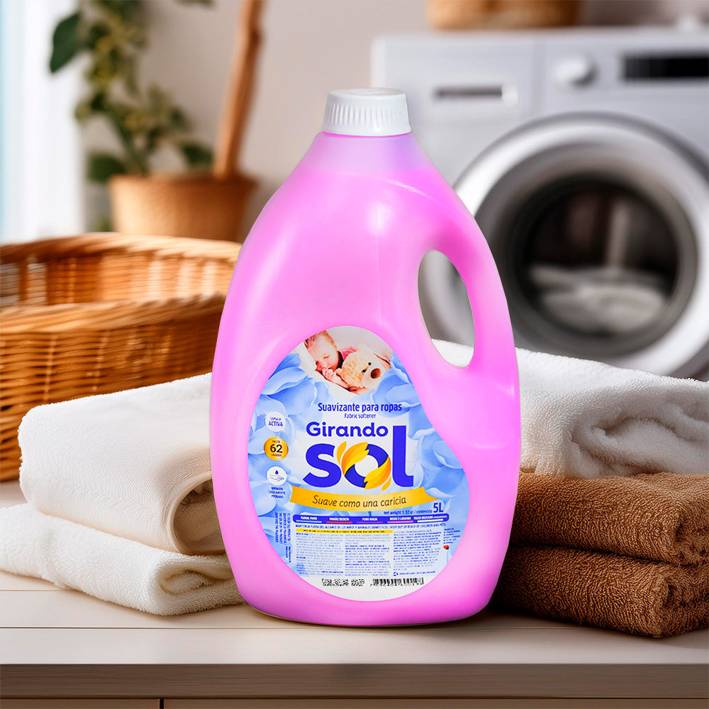 SUAVIZANTE 5L ROSADO ROSAS LAVANDA GIRANDO SOL 251