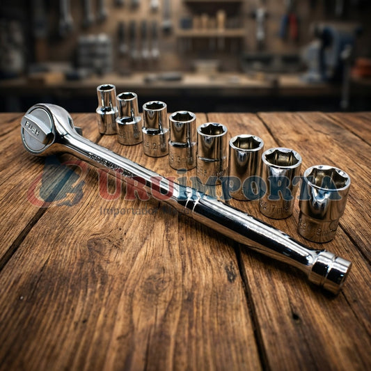 JUEGO DE DADO 1/2″ 9PZ 10-19MM UYUS DAH901