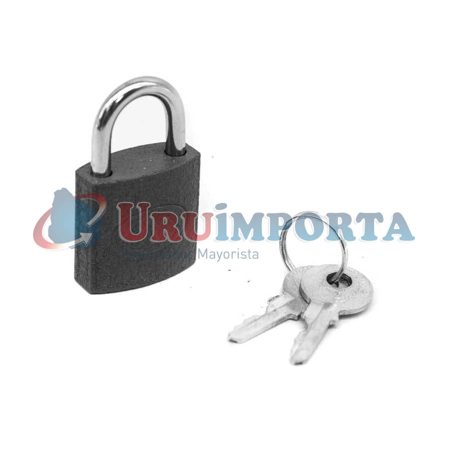 CANDADO DE HIERRO GRIS 25MM TRI-ROOM LH-1269