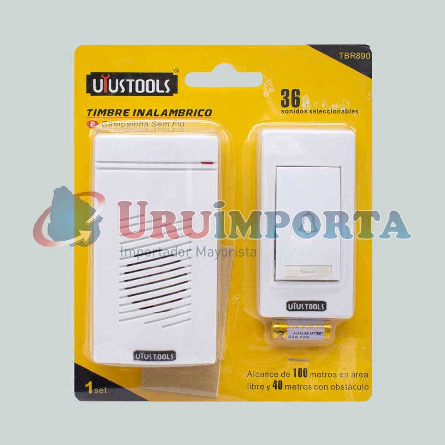 TIMBRE INALAMBRICO 36 MELODIAS UYUSTOOLS TBR890