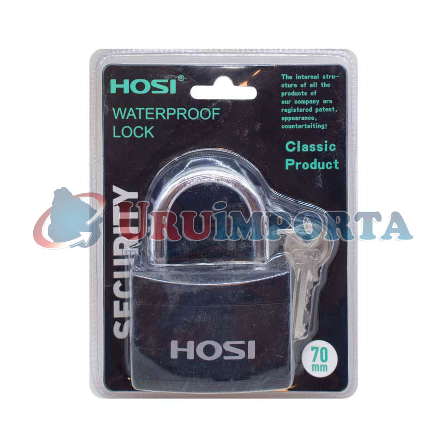 CANDADO CON PROTECCION 70MM HOSI LH-1874