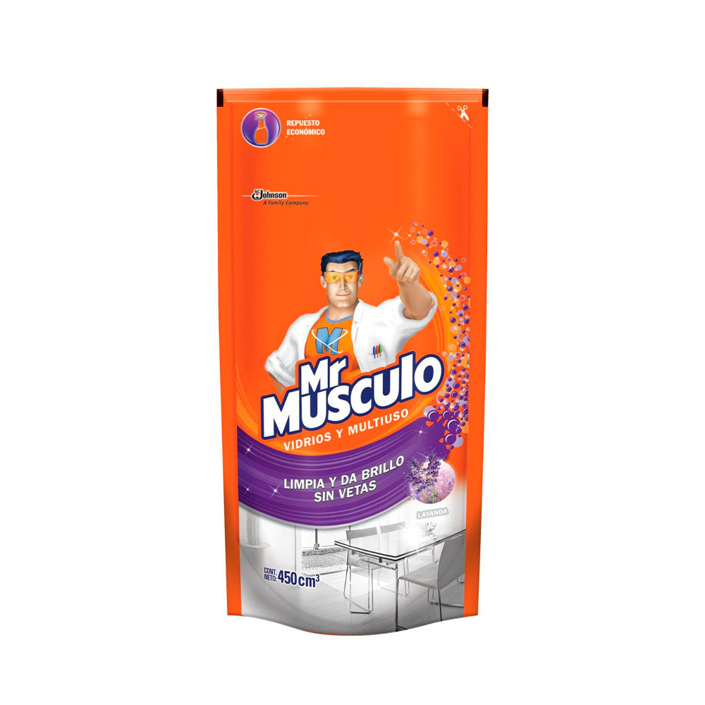 LIMPIAVIDRIOS MR. MÚSCULO DOY PACK 900CC