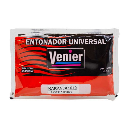 ENTONADOR NARANJA UNIVERSAL P/PINTURA 30CC VENIER