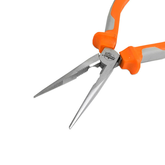 PINZA PUNTA 8″ BICOLOR HORUSDY LH-1612