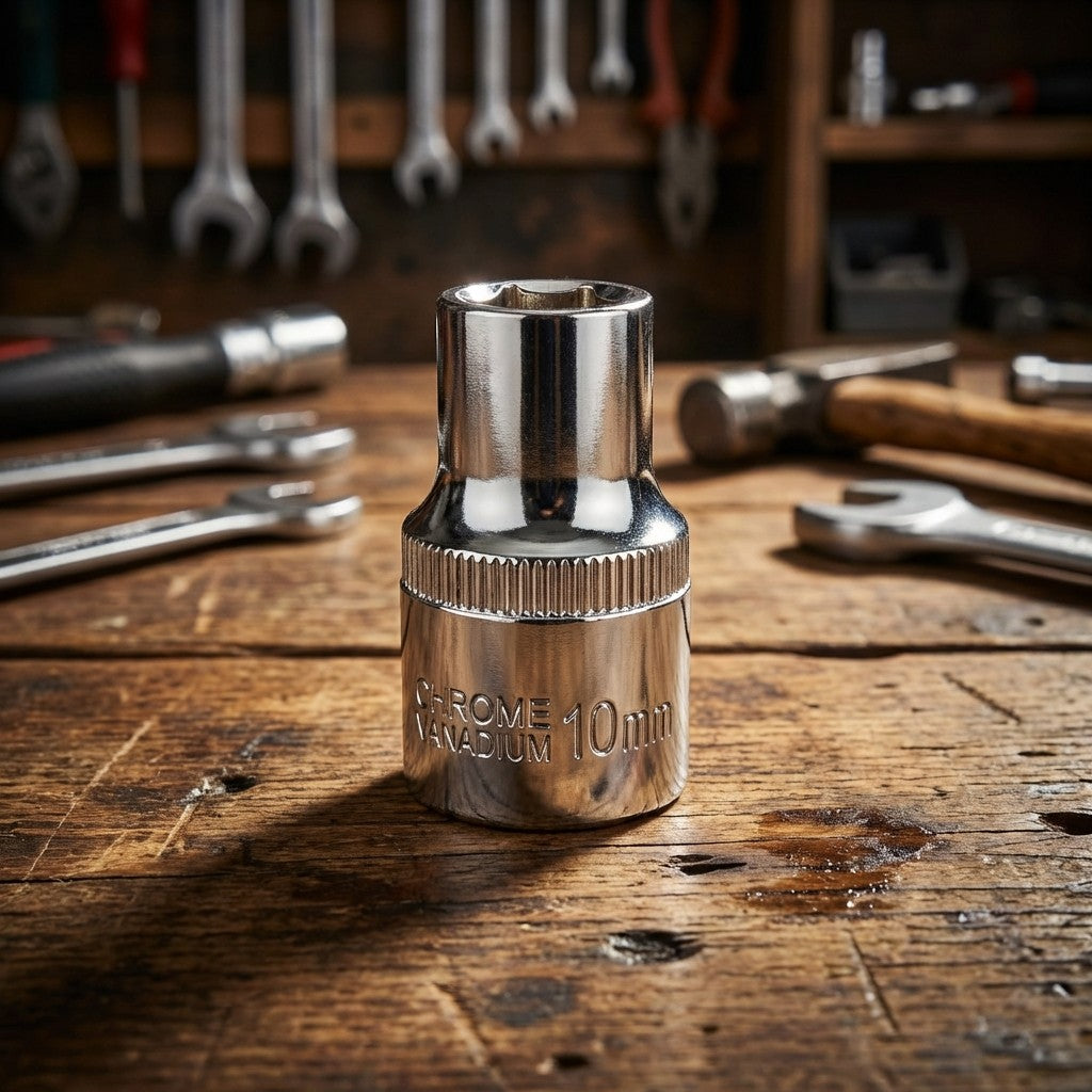 DADO 10MM 1/2” CROMADO KAMASA KM-809
