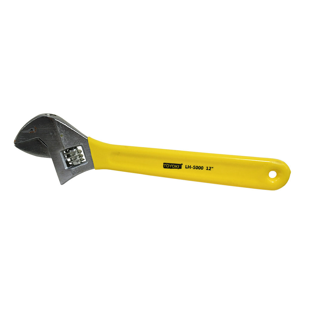 LLAVE AJUSTABLE 12″ TOYOKI MANGO AMARILLO LH-5000