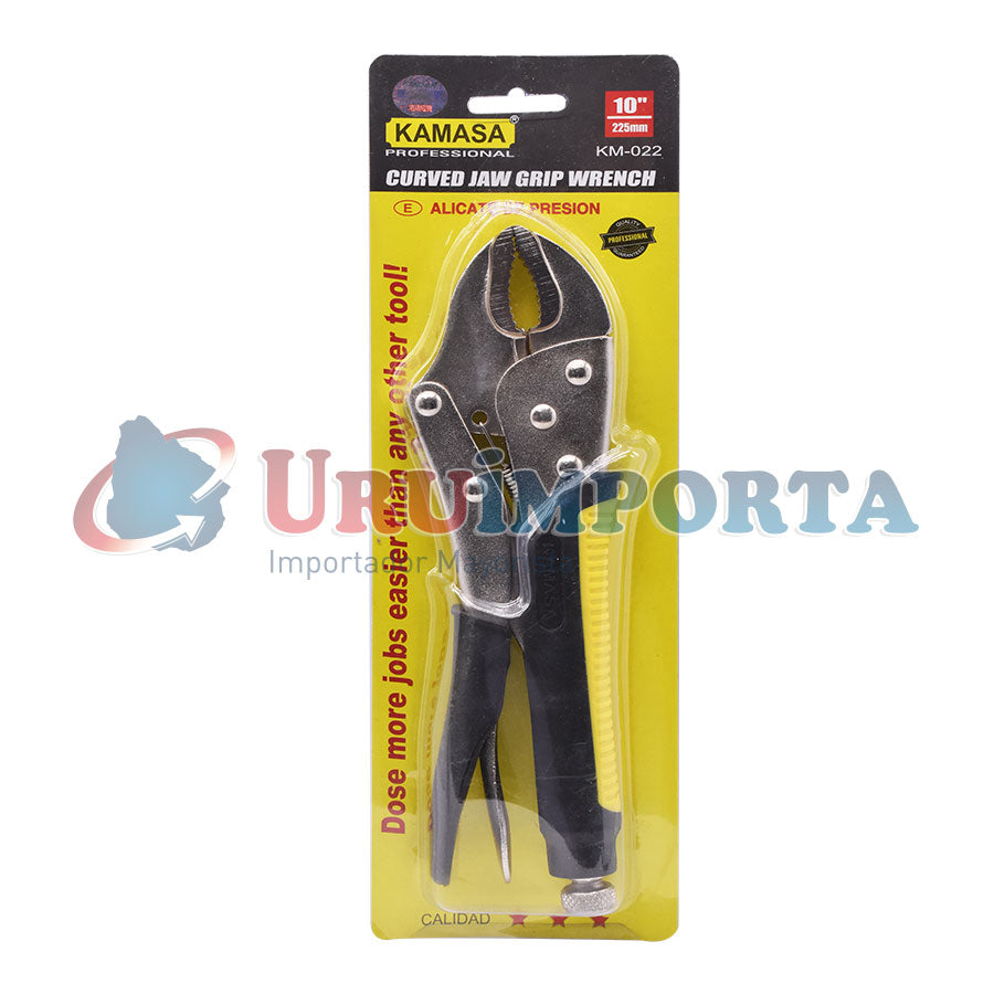 PINZA MORSA 10″ FORRADA EN GOMA KAMASA KM-022