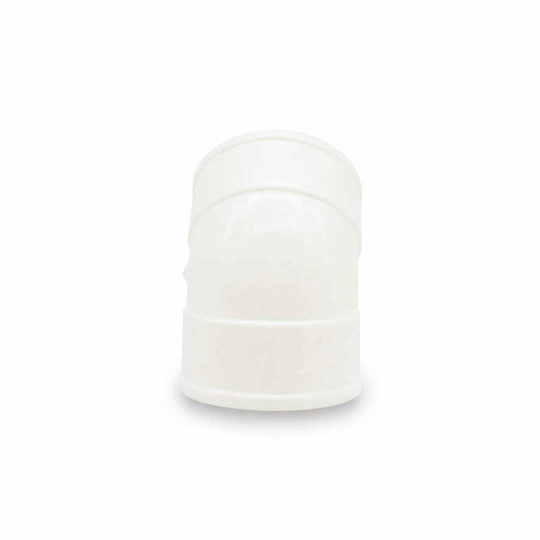 CODO 45 GRADOS 40MM BLANCO DE PVC KRONA K-611