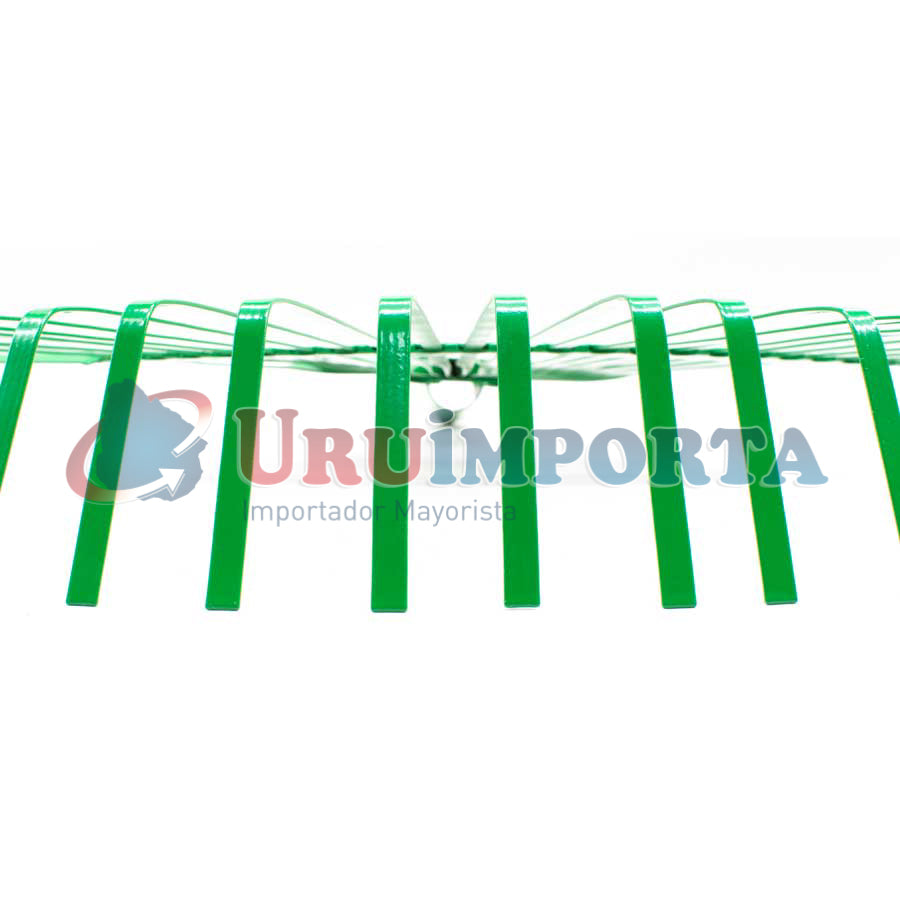 ESCOBILLA JARDIN METALICA TIPO FLECO S/CABO LH-743