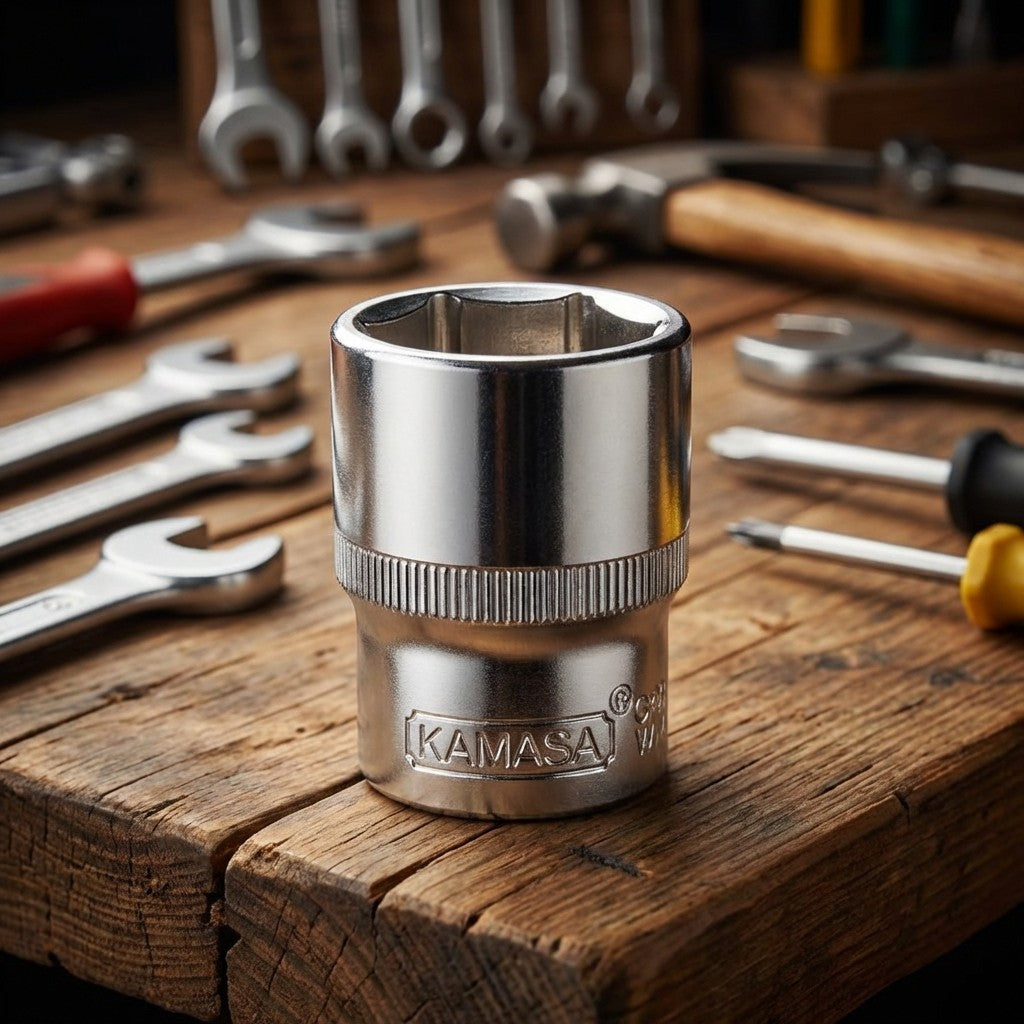DADO 22MM 1/2” CROMADO KAMASA KM-821