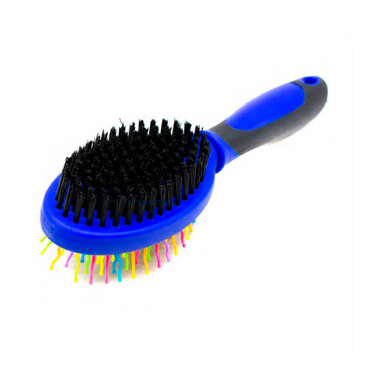 PEINETA DOBLE BICOLOR PLASTICA P/MASCOTAS LH-3054