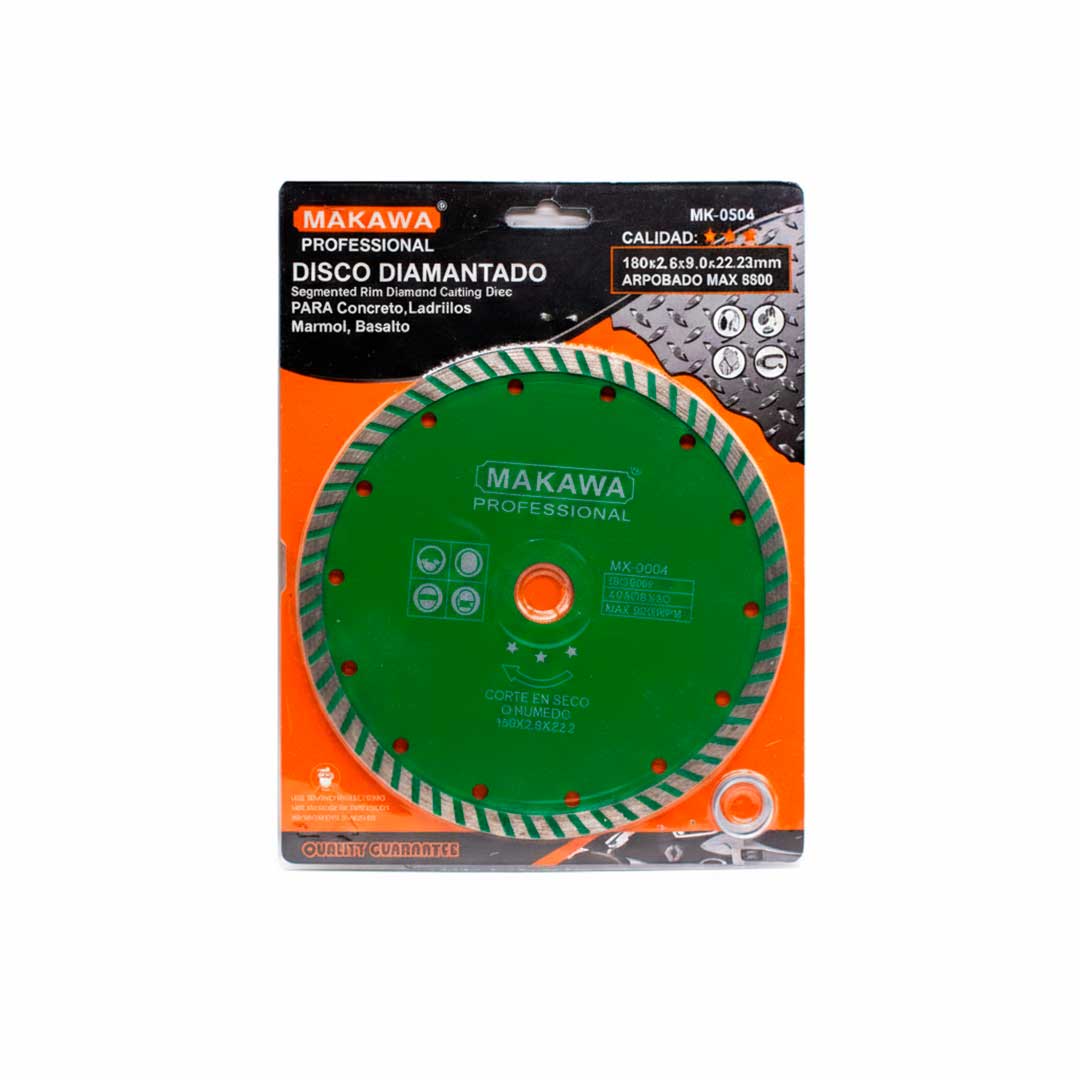 DISCO DIAMANTADO 7 1/4″ TURBO MAKAWA MK-0504