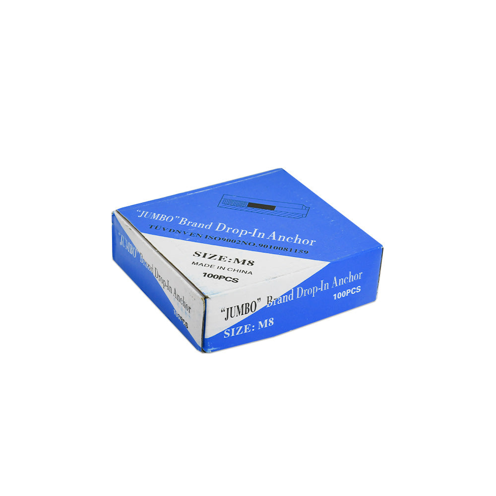 TACO METALICO 8MM 100PZ DE EXPANSION LH-3068