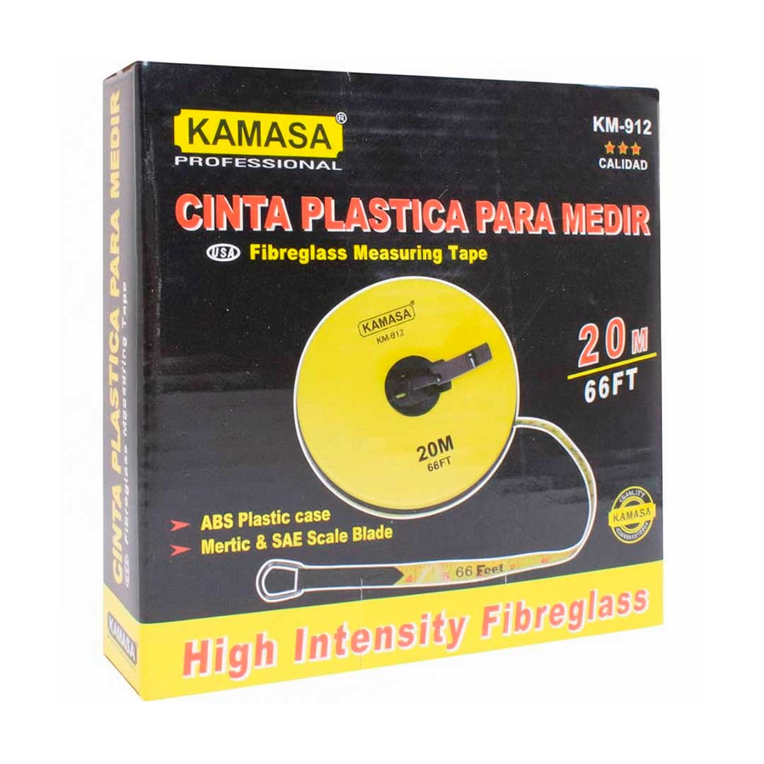 CINTA AGRIMENSOR 20 METROS KAMASA KM-912