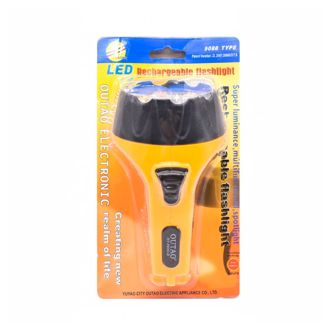 LINTERNA TIPO FOCO RECARGABLE 15 LED 9088 LH-1233
