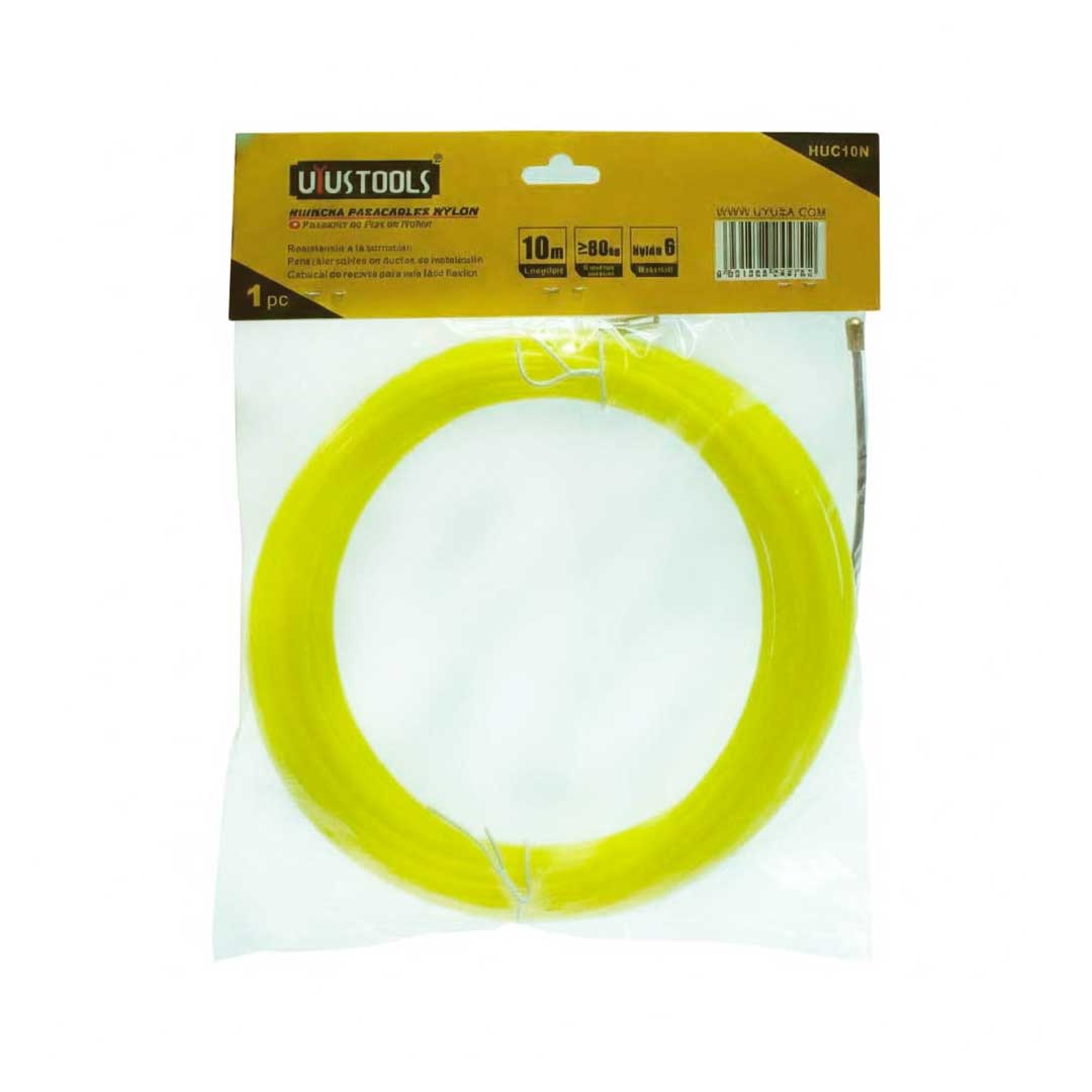 CINTA PASA CABLE 6MM X 10M NYLON UYUSTOOLS HUC10N