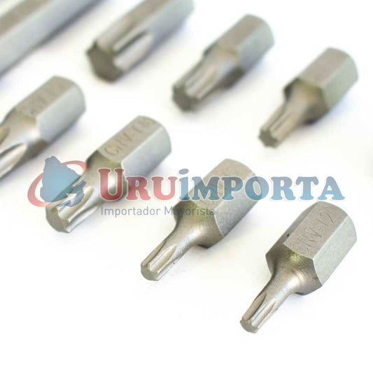 PUNTAS TORX 15PZ EN CAJA PLASTICA LH-1976