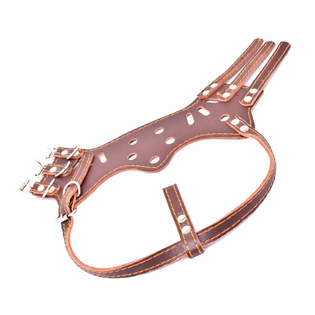 BOZAL 32CM DE CUERO PARA PERRO LH-1570