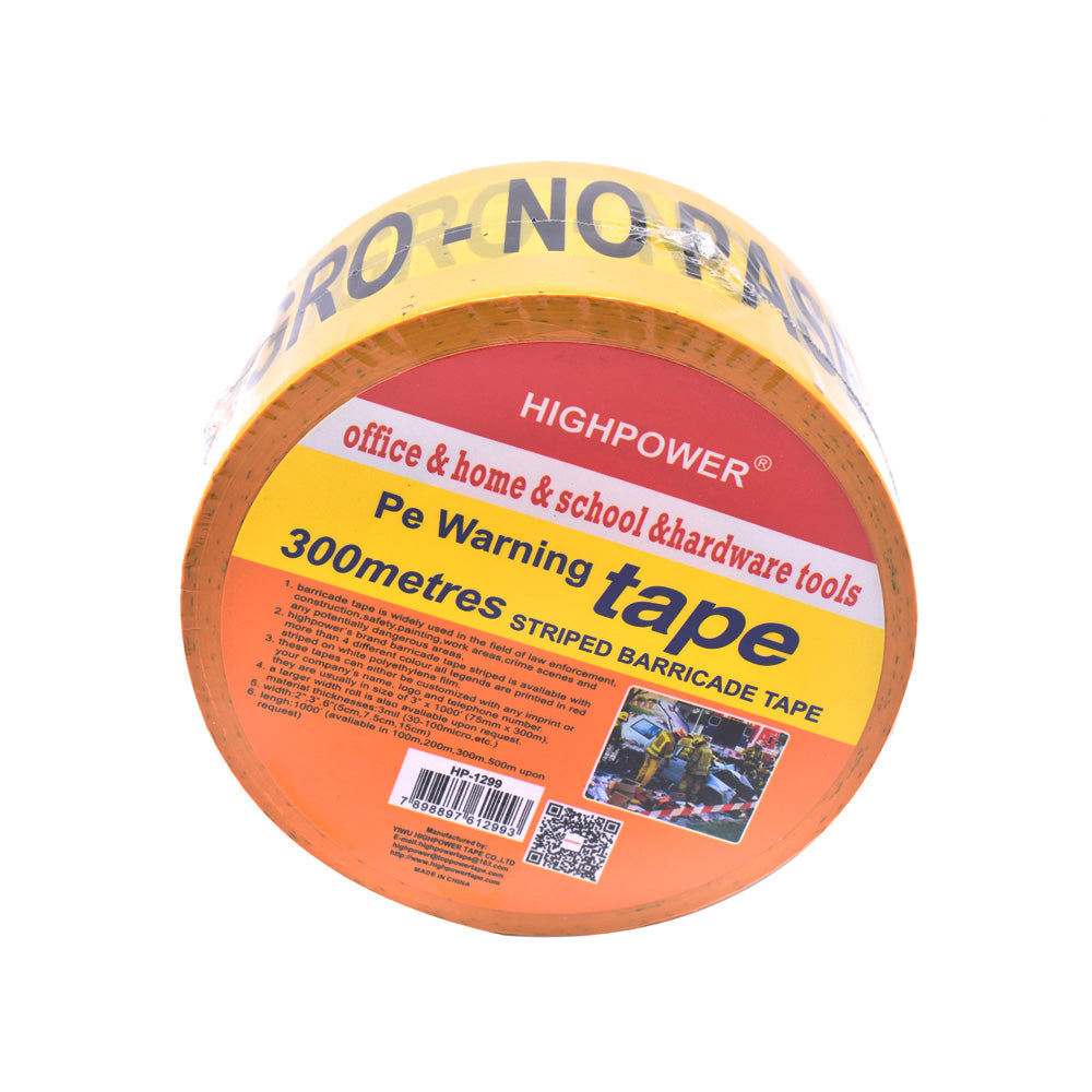 CINTA PELIGRO 7.5CM X 200METROS LH-1534
