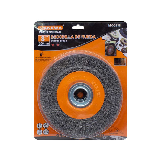 CEPILLO 8″ ACERO PARA AMOLADORA MAKAWA MK-0238