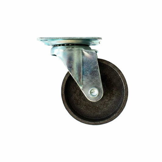 RUEDA METALICA GRIS 2.5″ CON BASE GIRATORIA LH1683