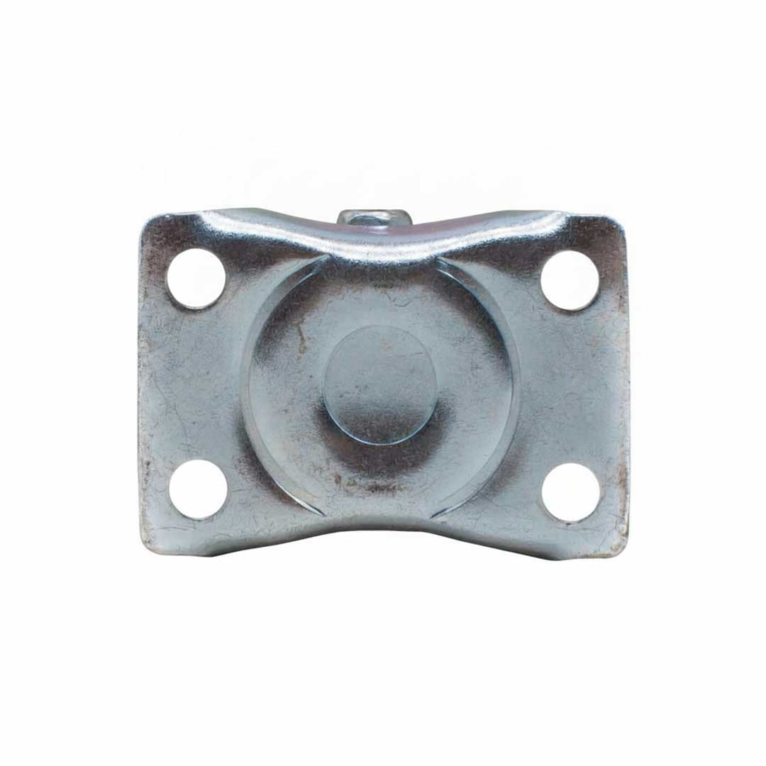 RUEDA BLANCA 2″ BASE METALICA FIJA LH-1694
