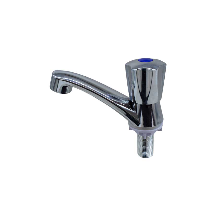 CANILLA LAVATORIO PLASTI CROMADA HEXAGONAL LH-2203