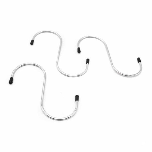 COLGADOR METALICO TIPO S 3PZ EN BLISTERS LH-2154