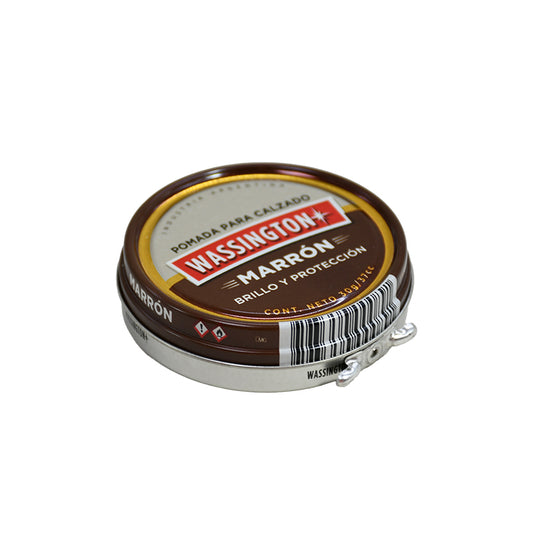 POMADA PARA CALZADO MARRON 30G WASSINGTON