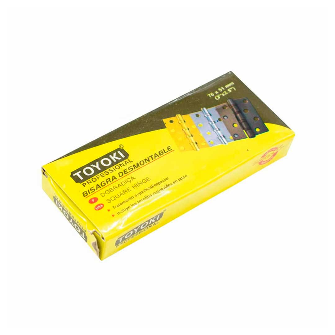 BISAGRA DORADA REFORZADA 3″ 2 UNID OXFORD LH-958