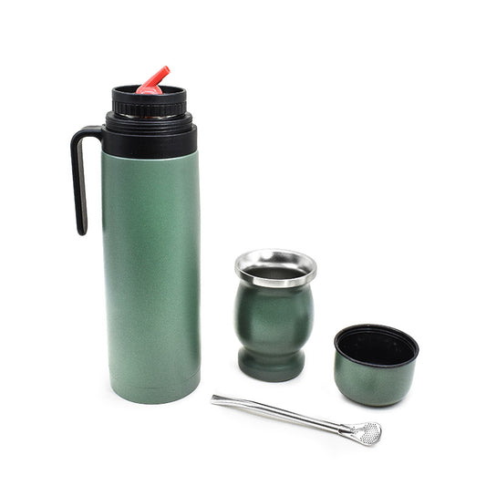 TERMO ACERO 1.2L CON MATE COLOR SURTIDO FLK-3811
