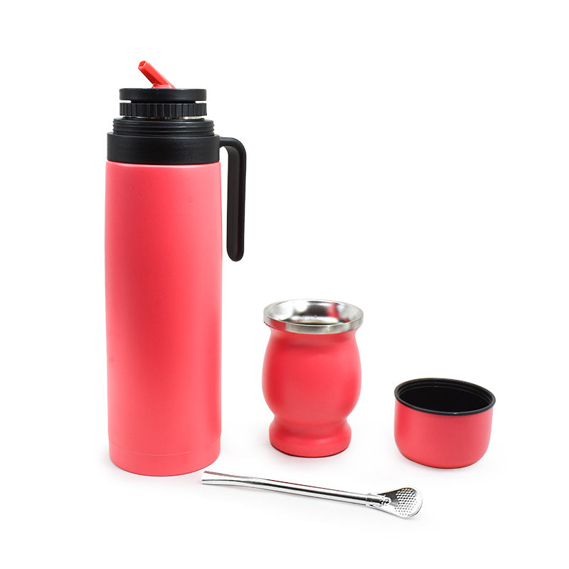 TERMO ACERO 1.2L CON MATE COLOR SURTIDO FLK-3811